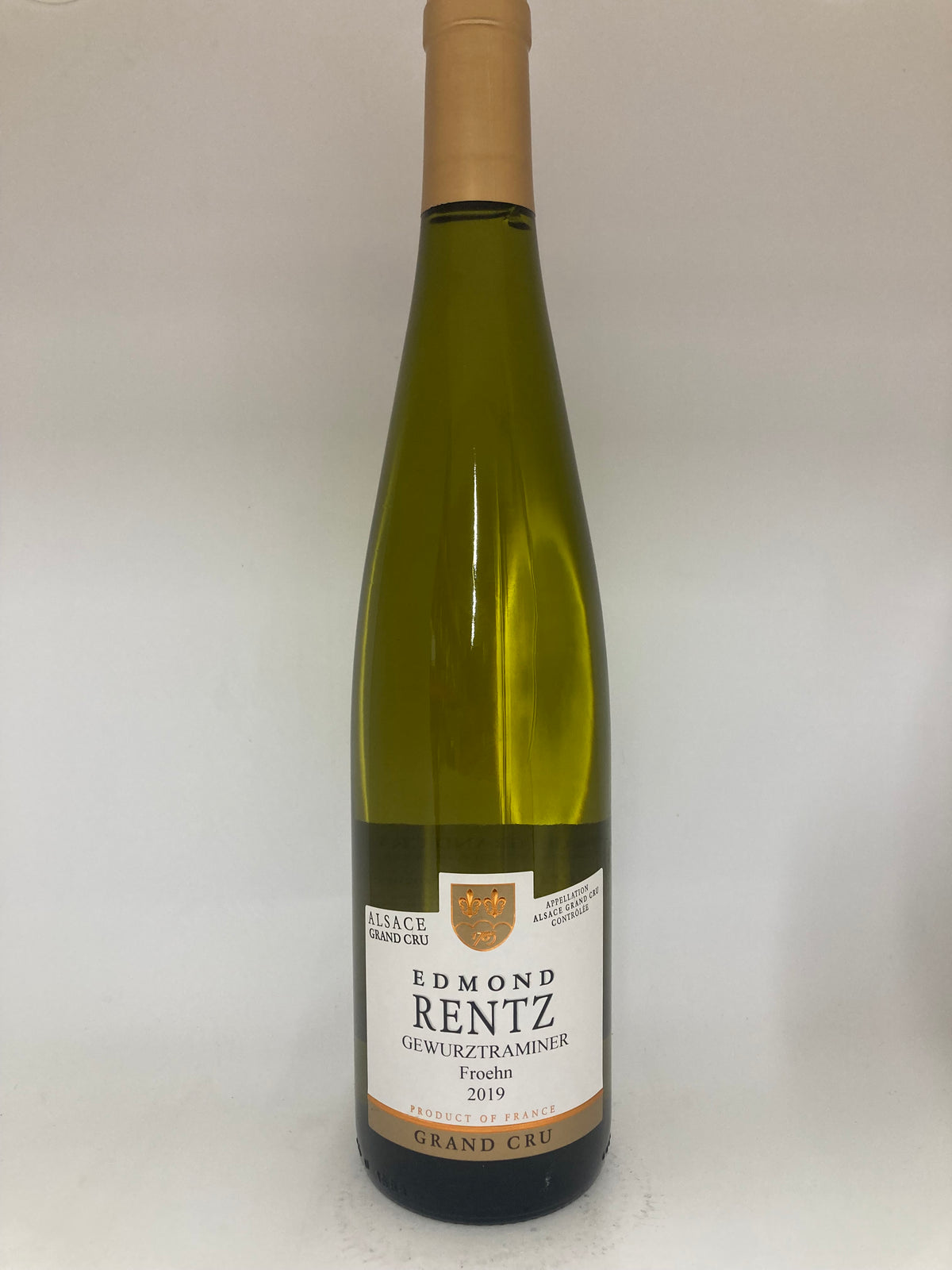 Gewurztraminer Grand Cru Froehn 2021 Alsace Edmond Rentz 75cl - rose litchi blanc moelleux