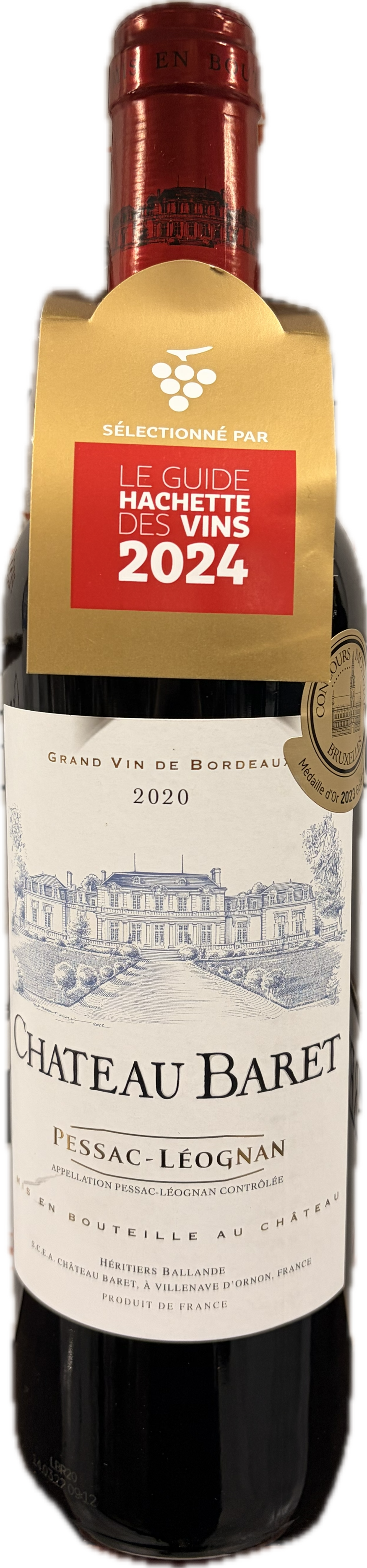 Château Baret - Pessac Léognan - Rouge - 2020 - 75cl