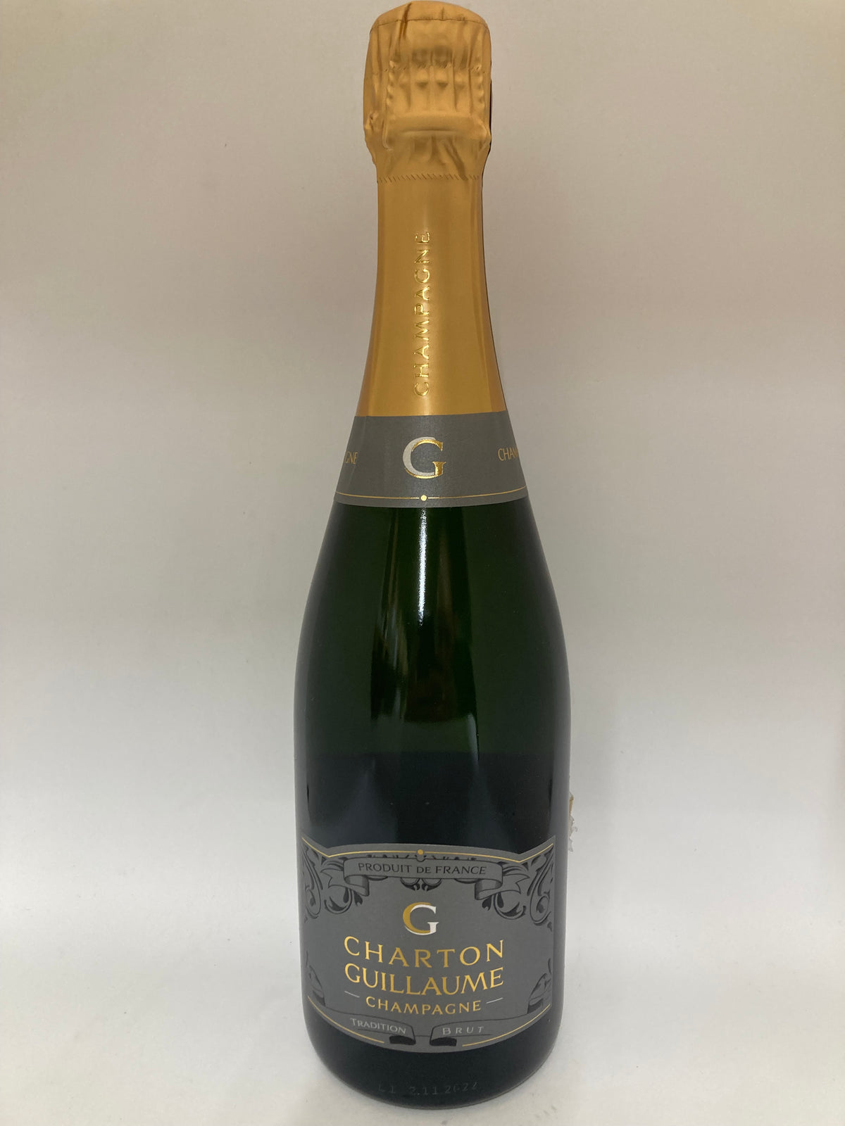 Champagne Charton Guillaume cuvée tradition brut 75cl - champagne artisanal finesse bulles fines