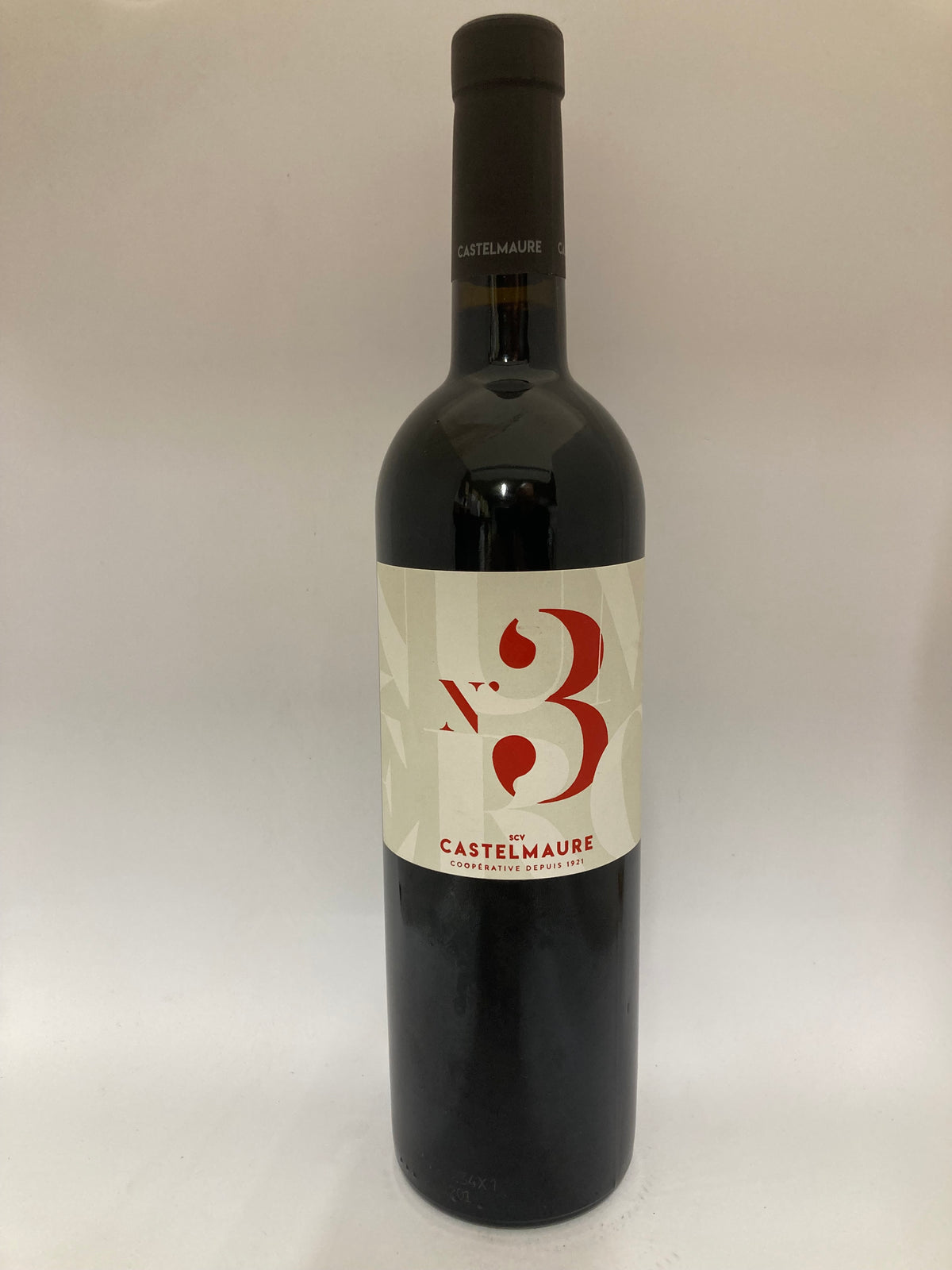 Le N°3 de Castelmaure Rouge 2022 Corbières 75cl - rouge complexe emblématique coopérative