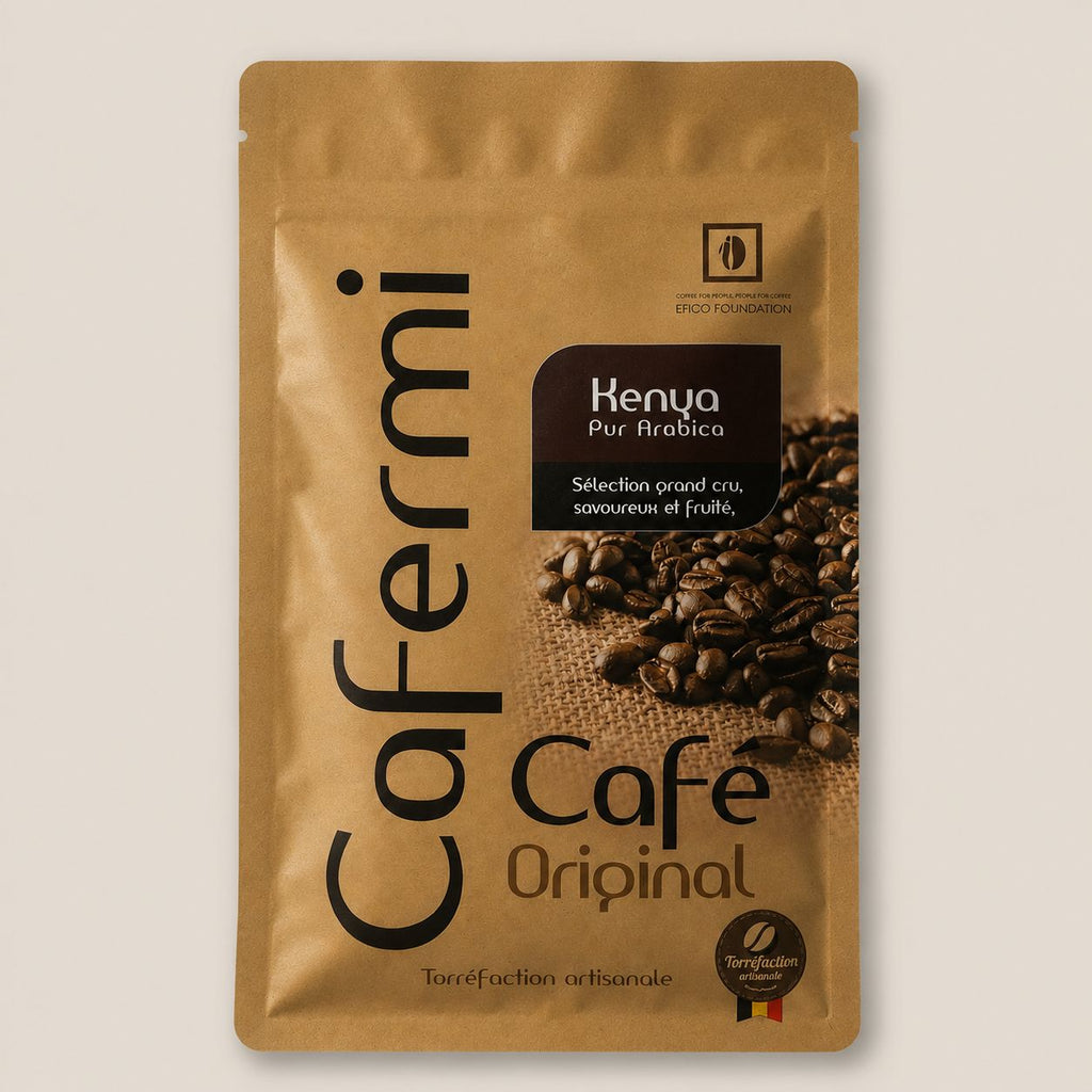 Café Kenya Cafermi - grand cru savoureux fruité torréfaction foncée filtre expresso 250g