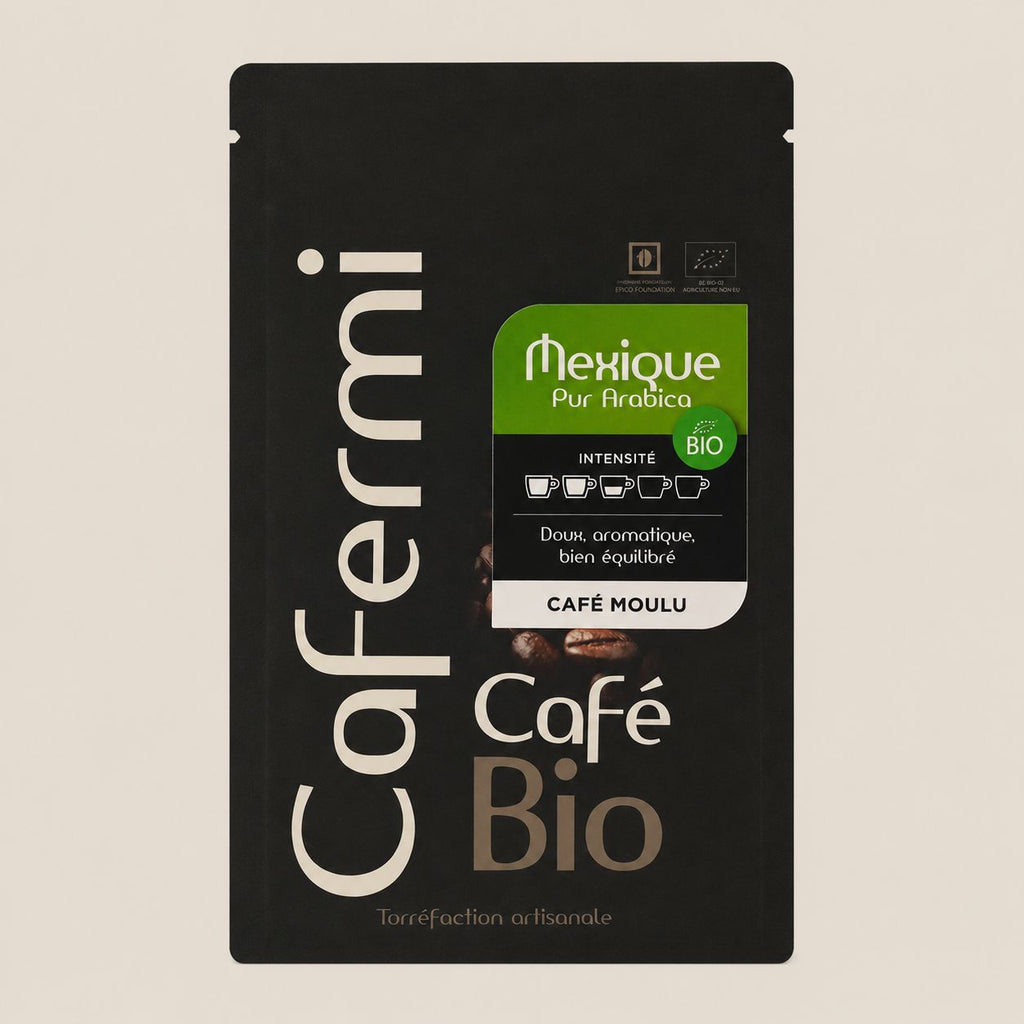 Café Mexique Bio Cafermi - doux équilibré peu acide Arabica biologique 250g 1kg